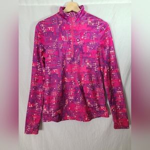 Reebok activewear 3/4 Zip Pullover sweater with thumb holes - Women's XS